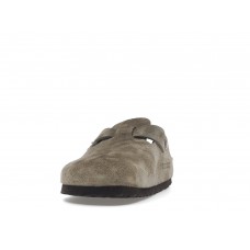 Birkenstock Boston Soft Footbed Suede Taupe (Narrow Fit)