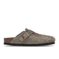 Birkenstock Boston Soft Footbed Suede Taupe (Narrow Fit)
