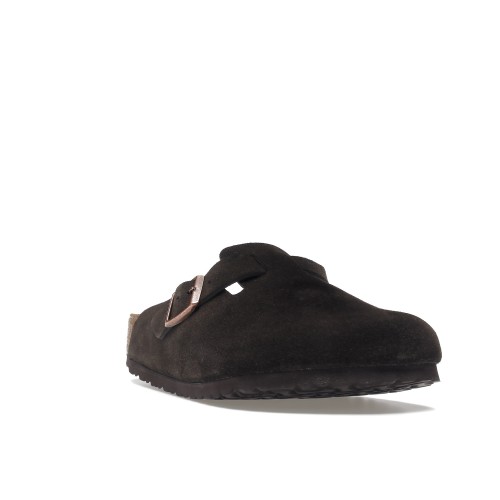 Birkenstock Boston Soft Footbed Suede  Mocha - мужская сетка размеров