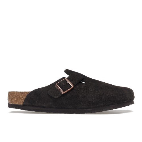 Birkenstock Boston Soft Footbed Suede  Mocha - мужская сетка размеров