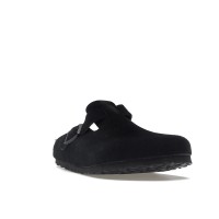 Birkenstock Boston Soft Footbed Suede Black