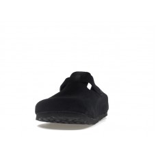 Birkenstock Boston Soft Footbed Suede Black