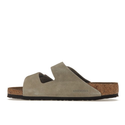 Birkenstock Arizona Soft Footbed Suede Taupe - мужская сетка размеров