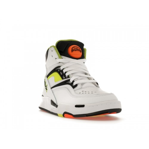 Reebok Pump TZ White Solar Acid Yellow (2023) - мужская сетка размеров