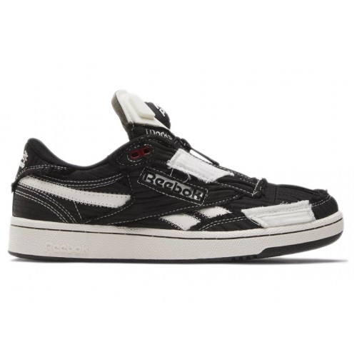 Кроссы Reebok Club C 85 Pump Market Black - мужская сетка размеров