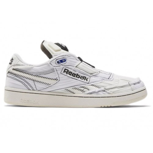 Кроссы Reebok Club C 85 Pump Market White - мужская сетка размеров