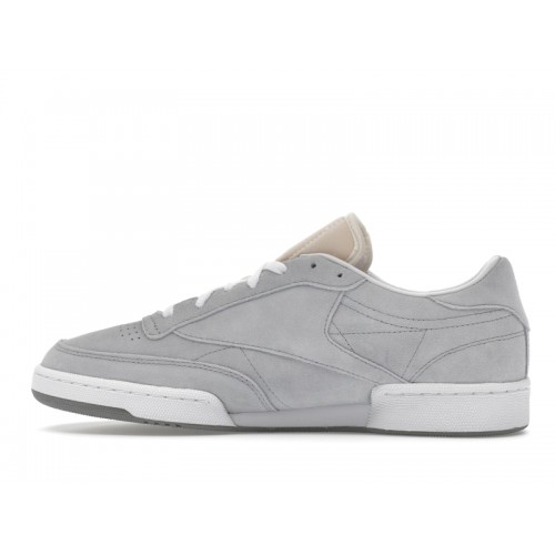 Reebok Club C 85 JJJJound Light Grey Suede - мужская сетка размеров