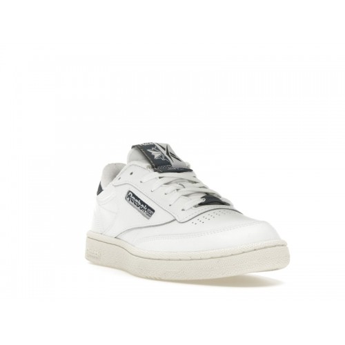 Reebok Club C 85 Footwear White East Coast Blue - мужская сетка размеров Reebok Club C 85 Footwear White East Coast Blue - мужская сетка размеров