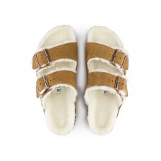 Birkenstock Arizona Shearling Suede Mink