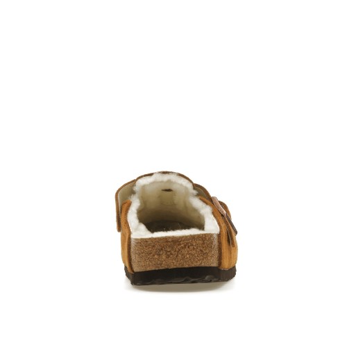 Birkenstock Boston Shearling Suede Leather Mink - мужская сетка размеров