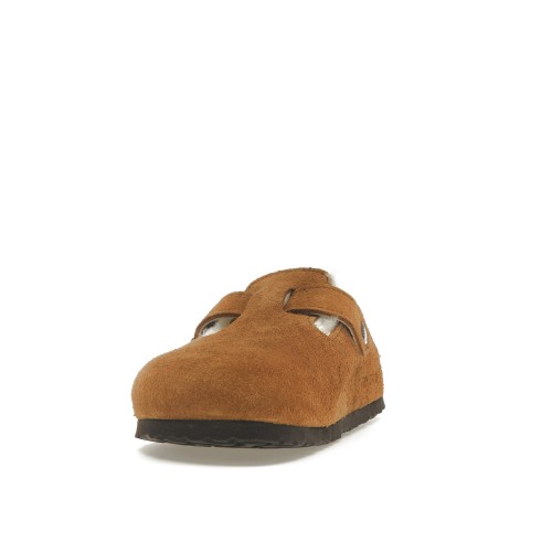 Birkenstock Boston Shearling (Medium/Narrow Fit) Suede Leather Mink - мужская сетка размеров