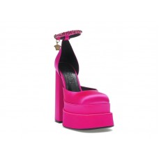 Versace Medusa Aevitas 155mm Platform Pumps Deep Fuschia