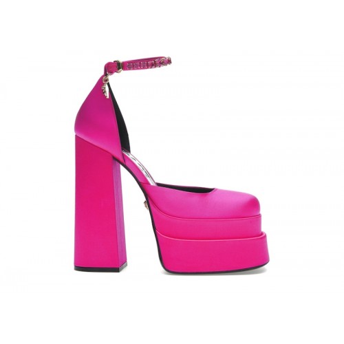 Versace Medusa Aevitas 155mm Platform Pumps Deep Fuschia - мужская сетка размеров