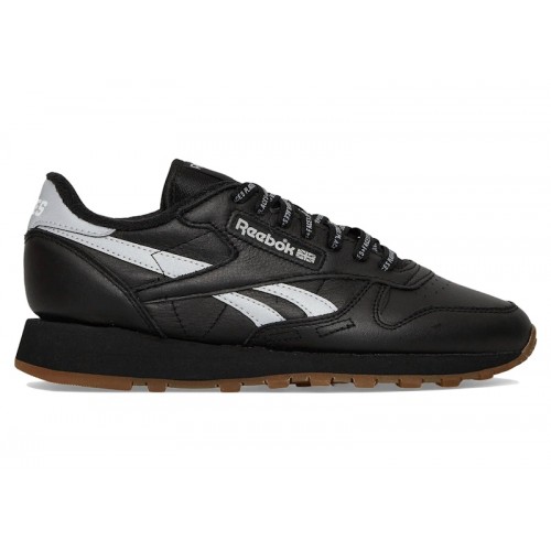 Кроссы Reebok Classic Leather Placesᖧ� Black - мужская сетка размеров