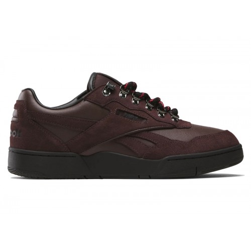 Кроссы Reebok BB 4000 II OBEY Brown Red - мужская сетка размеров