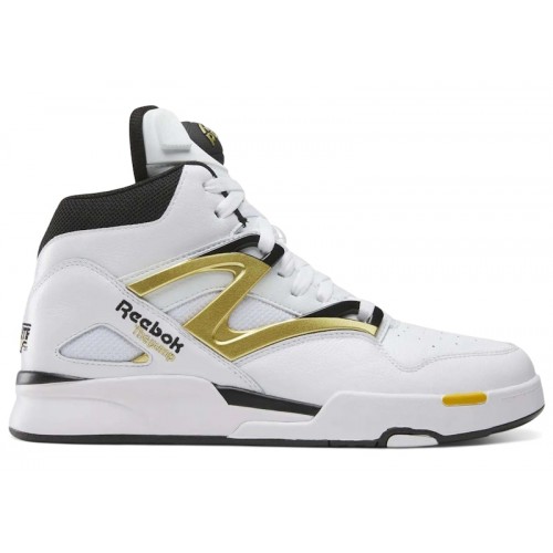 Reebok Pump Omni Zone II Retro White Black Gold - мужская сетка размеров