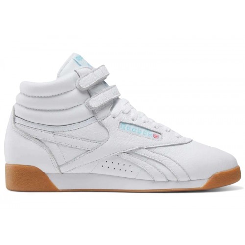 Reebok Freestyle Hi White Gum (W) - женская сетка размеров