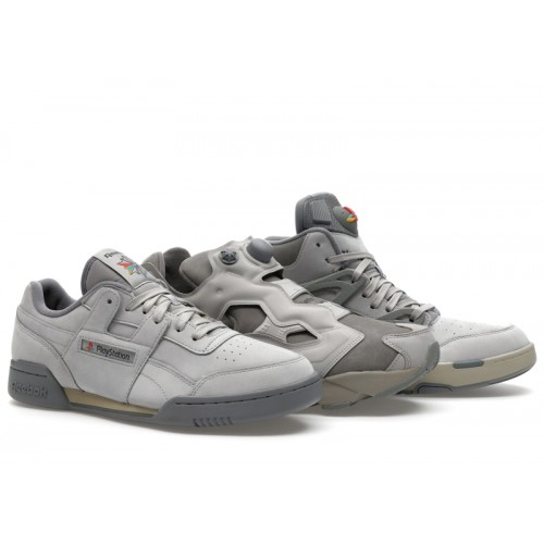 Reebok Workout Plus, Reebok Pump Omni Zone II & Reebok Instapump Fury 94 PlayStation 30th Anniversary Stacking Box - мужская сетка размеров