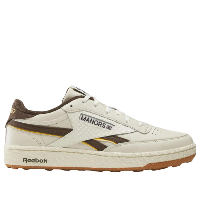 Manors x Reebok Club C Revenge Golf Vintage Chalk Espresso - мужская сетка размеров Manors x Reebok Club C Revenge Golf Vintage Chalk Espresso - мужская сетка размеров