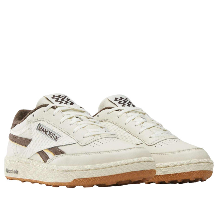 Manors x Reebok Club C Revenge Golf Vintage Chalk Espresso - мужская сетка размеров Manors x Reebok Club C Revenge Golf Vintage Chalk Espresso - мужская сетка размеров