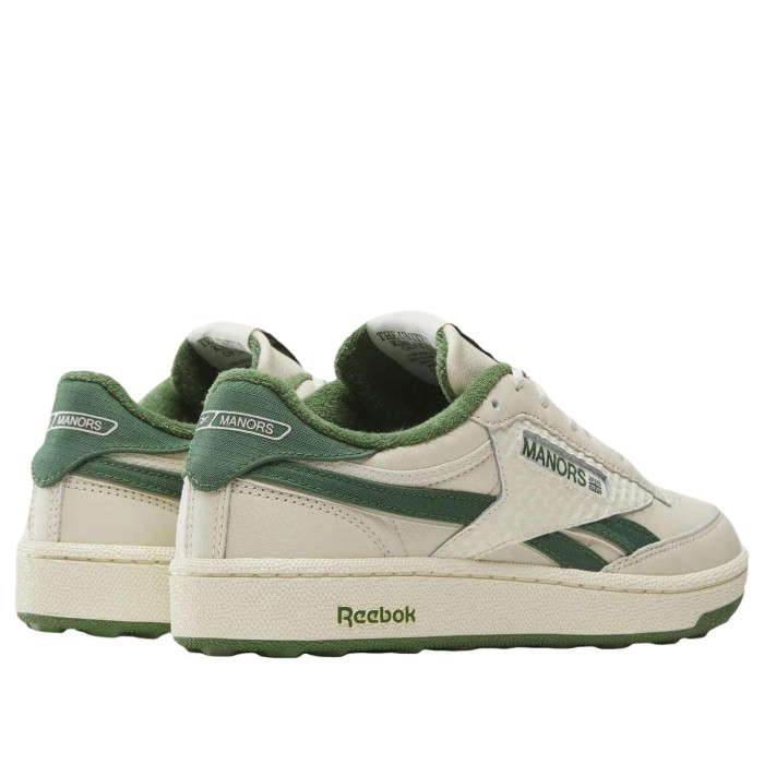 Manors x Reebok Club C Revenge Golf Vintage Chalk Legacy Green - мужская сетка размеров Manors x Reebok Club C Revenge Golf Vintage Chalk Legacy Green - мужская сетка размеров