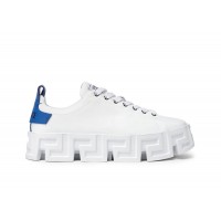 Кроссовки Versace Greca Labrynth Lace-Up White White Blue