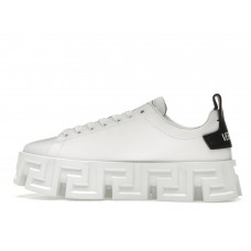 Кроссовки Versace Greca Labrynth Lace-Up Black White