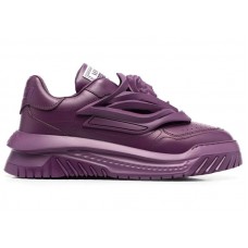 Versace Odissea Caged Rubber Medusa Sneaker Plum Purple