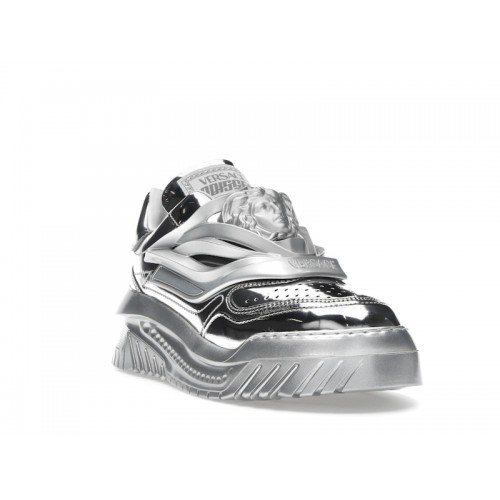 Versace Odissea Caged Rubber Medusa Metallic Silver (W) - женская сетка размеров