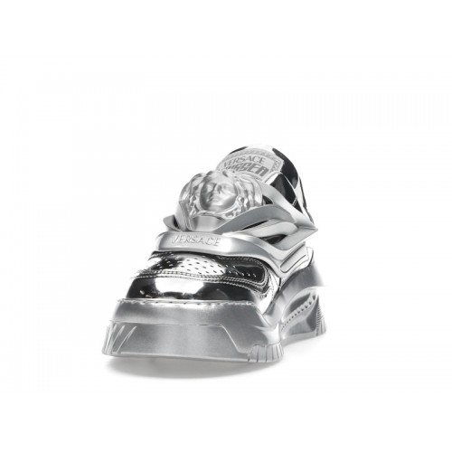 Versace Odissea Caged Rubber Medusa Metallic Silver (W) - женская сетка размеров
