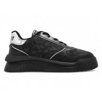 Versace Odyssey Low Top Black Silver