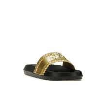 Versace Palazzo Medusa Pool Slide Gold Black