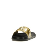 Versace Palazzo Medusa Pool Slide Gold Black
