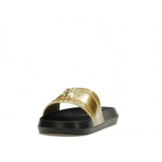 Versace Palazzo Medusa Pool Slide Gold Black