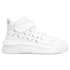Versace Odissa High Top Sneaker Cut-Out Optical White