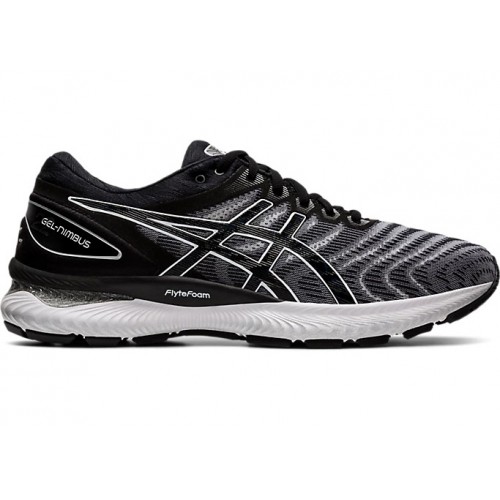 Кроссы ASICS Gel-Nimbus 22 White Black - мужская сетка размеров