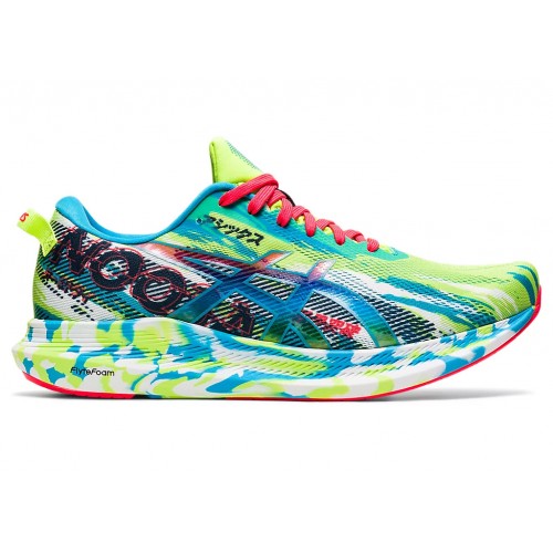 Кроссы ASICS Noosa Tri 13 Hazard Green Digital Aqua - мужская сетка размеров