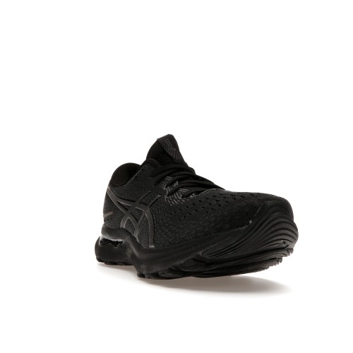 Кроссы ASICS Gel-Nimbus 24 Triple Black - мужская сетка размеров