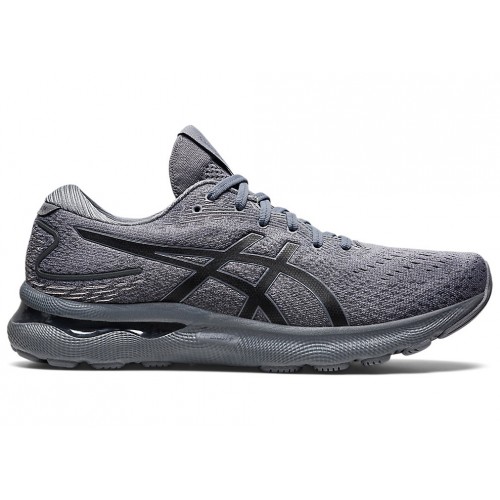 Кроссы ASICS Gel Nimbus 24 Metropolis Grey - мужская сетка размеров