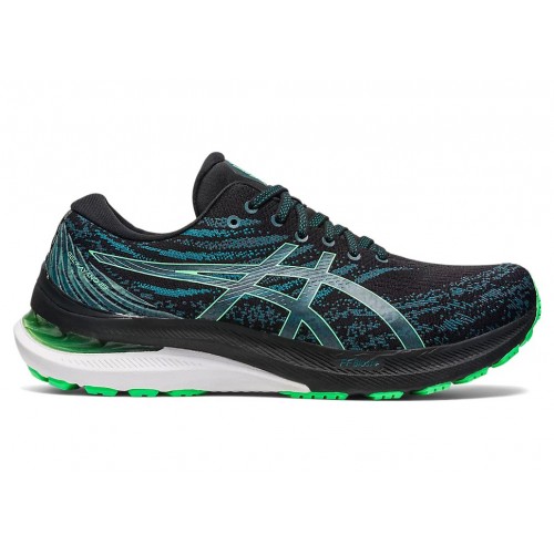 Кроссы ASICS Gel-Kayano 29 Black New Leaf Green - мужская сетка размеров