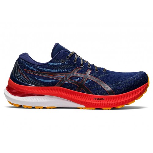 Кроссы ASICS Gel-Kayano 29 Deep Ocean Cherry Tomato - мужская сетка размеров