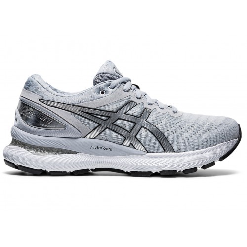 Кроссы ASICS Gel-Nimbus 22 Piedmont Grey Silver (W) - женская сетка размеров