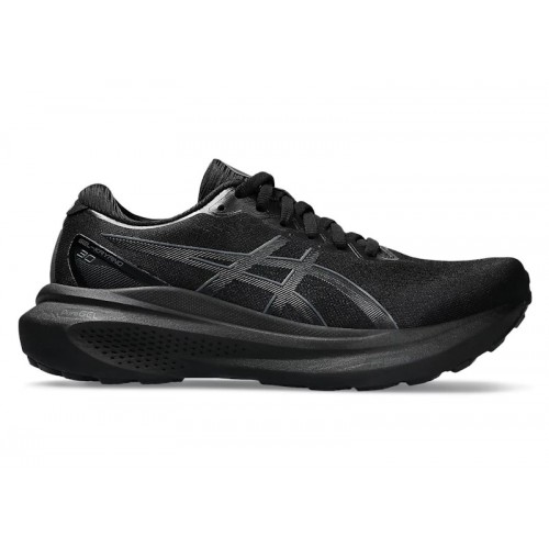 ASICS Gel-Kayano 30 Triple Black (W) - женская сетка размеров
