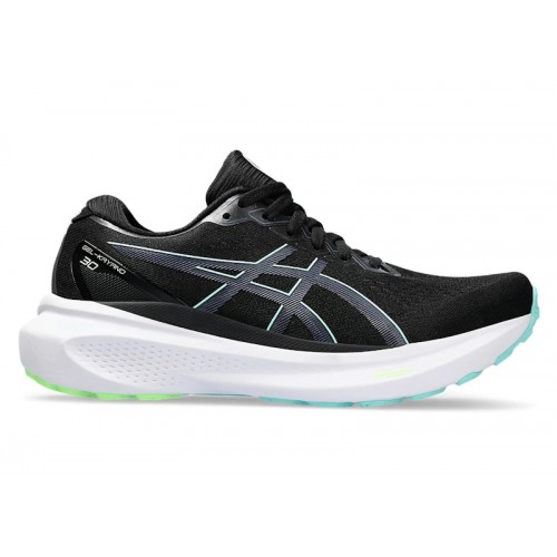 ASICS Gel-Kayano 30 Black Thunder Blue (W) - женская сетка размеров