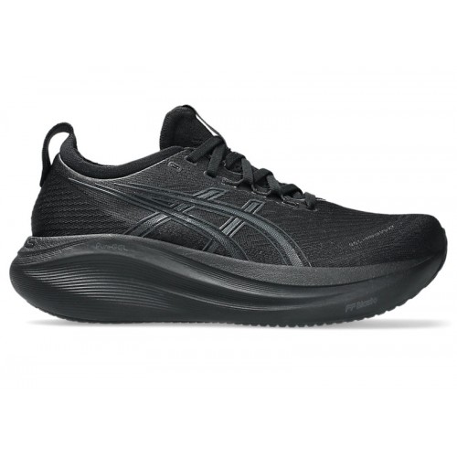Кроссы ASICS Gel-Nimbus 27 Black Graphite Grey (W) - женская сетка размеров
