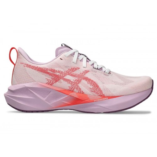 Кроссы ASICS Novablast 5 White Coral Reef (W) - женская сетка размеров