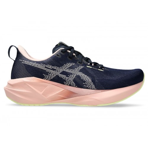 Кроссы ASICS Novablast 5 Midnight Breeze Peach (W) - женская сетка размеров