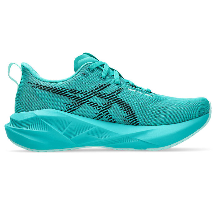 ASICS Novablast 5 Wave Teal Black (W) - женская сетка размеров ASICS Novablast 5 Wave Teal Black (W) - женская сетка размеров