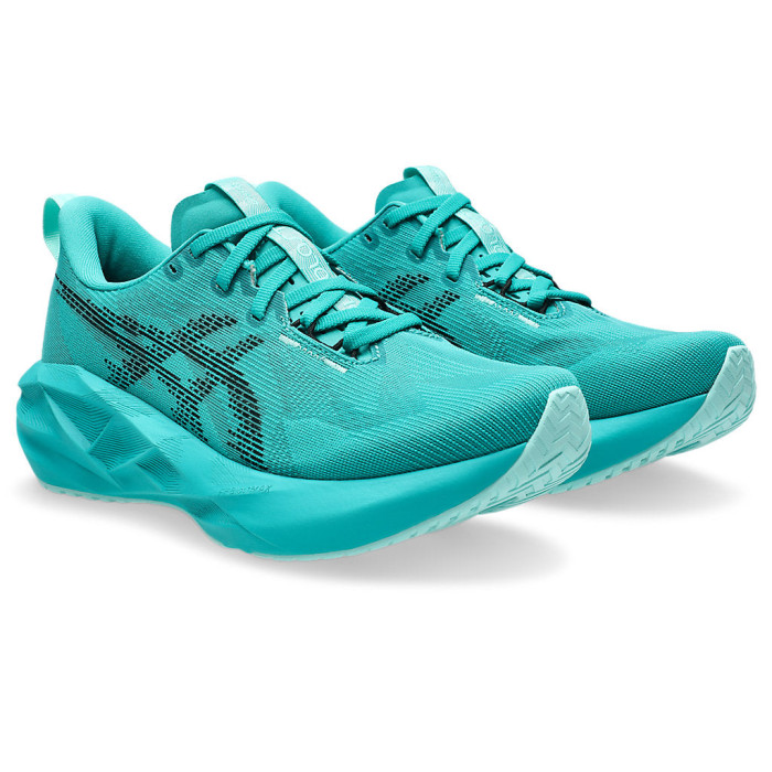 ASICS Novablast 5 Wave Teal Black (W) - женская сетка размеров ASICS Novablast 5 Wave Teal Black (W) - женская сетка размеров