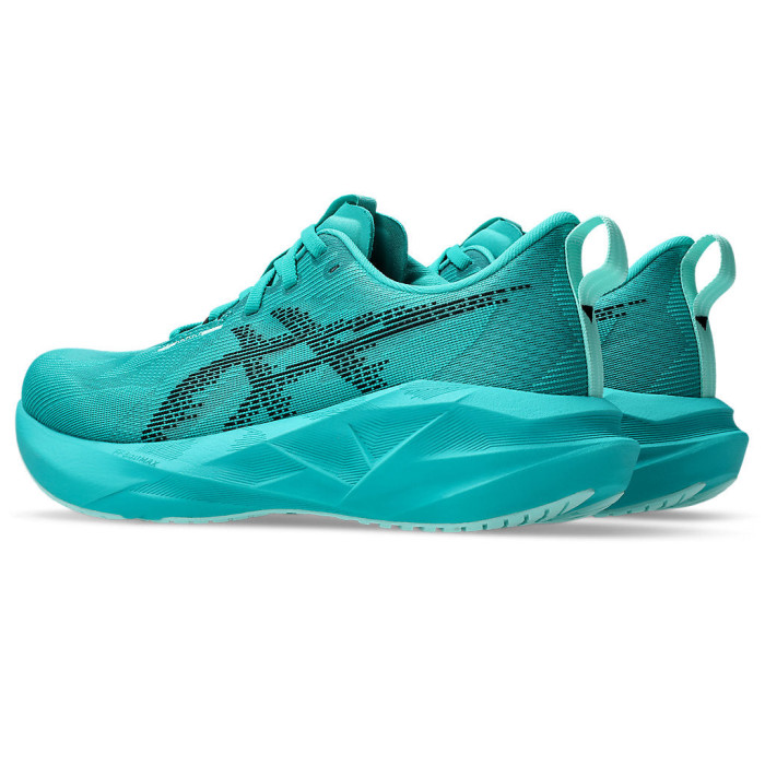 ASICS Novablast 5 Wave Teal Black (W) - женская сетка размеров ASICS Novablast 5 Wave Teal Black (W) - женская сетка размеров